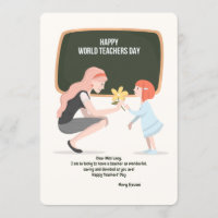 Happy World Teachers' Day Card