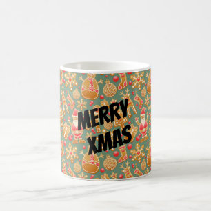 Happy Xmas Symbols Kaffeetasse