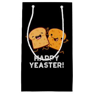 Happy Yeaster Funny Bread Dark BG Kleine Geschenktüte