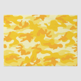 Happy Yellow Camouflage Happy Gift Wrap Tissue Seidenpapier