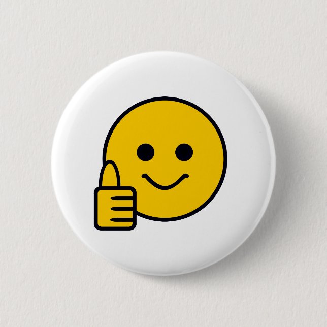 Happy Yellow Face Button (Vorderseite)