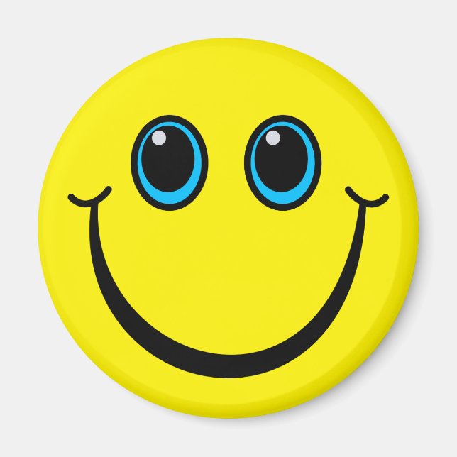Happy Yellow Face Magnet (Vorne)