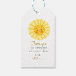 Happy Yellow Sunshine danke Ihnen Geschenk Tags Geschenkanhänger