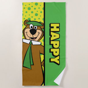 Happy Yogi Bear Strandtuch