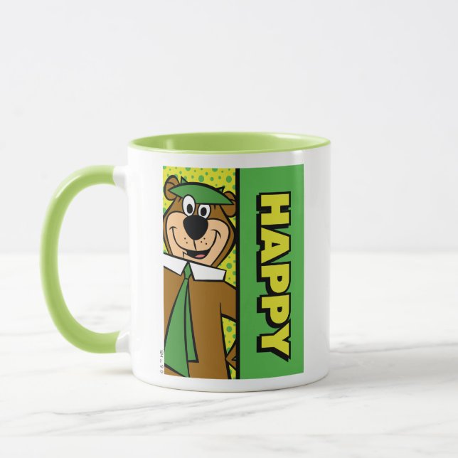 Happy Yogi Bear Tasse (Links)