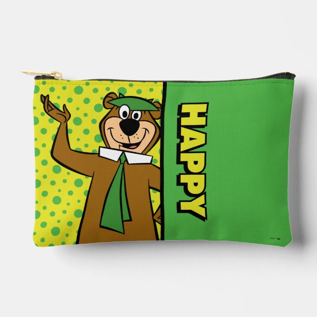 Happy Yogi Bear Zubehörtasche (Vorderseite)