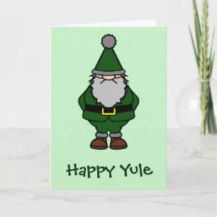 Happy Yule Feiertagskarte