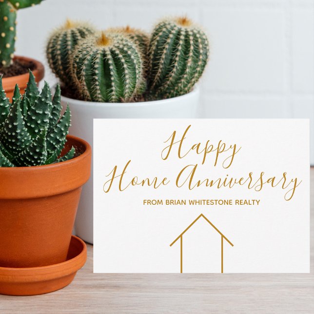 Happy Zuhause Anniversary Real Anwesen Company Gol Karte (Von Creator hochgeladen)