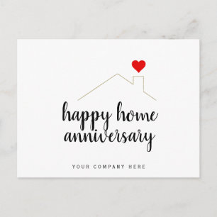 Happy Zuhause Anniversary Real Anwesen Postkarte