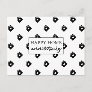 Happy Zuhause Anniversary Realty Postkarte