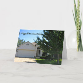 Happy Zuhause Jubiläumskarten Karte