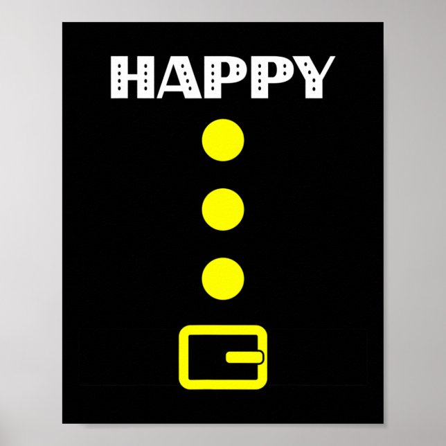 Happy Zwarf Costume - Halloween Gift Idee Cranberr Poster (Vorne)