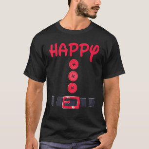 Happy Zwarf Halloween Kostümfarbe passt glücklich T-Shirt