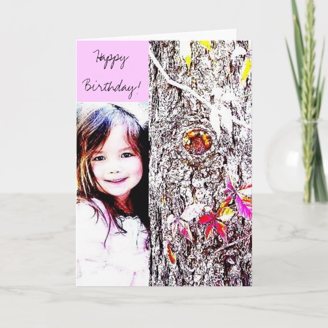 HappyBirthday! ~ Mädchenkarte Karte (Vorderseite)