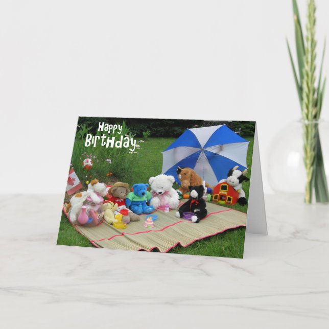 HappyBirthdayPicnic Karte (Vorderseite)