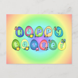 happyeaster 3 feiertagspostkarte
