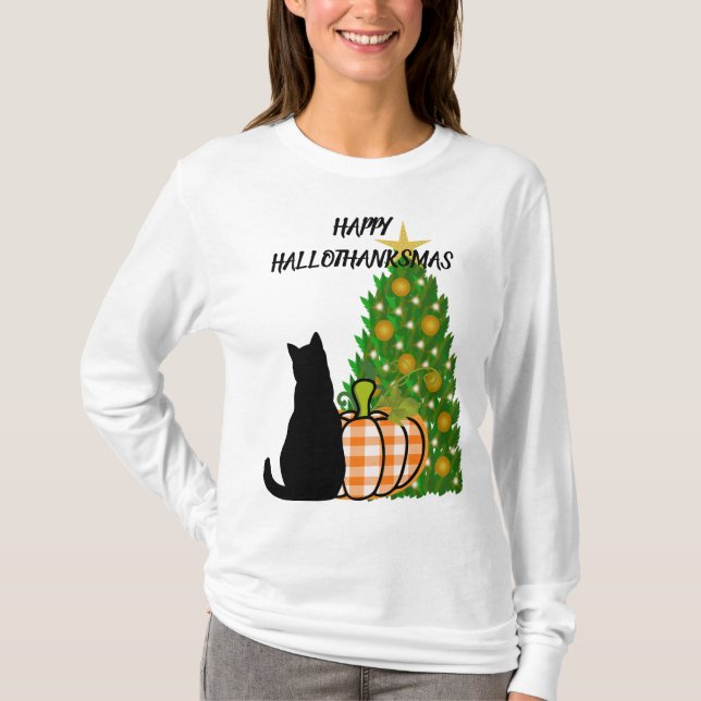 HAPPYHALLOTHANKSMAS-SHIRT T-Shirt (Vorderseite)