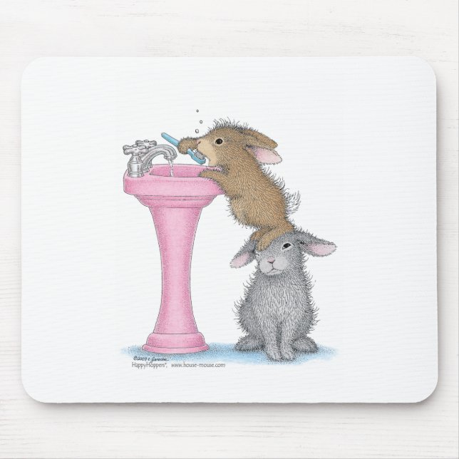 HappyHoppers® Mausunterlagen Mousepad (Vorne)