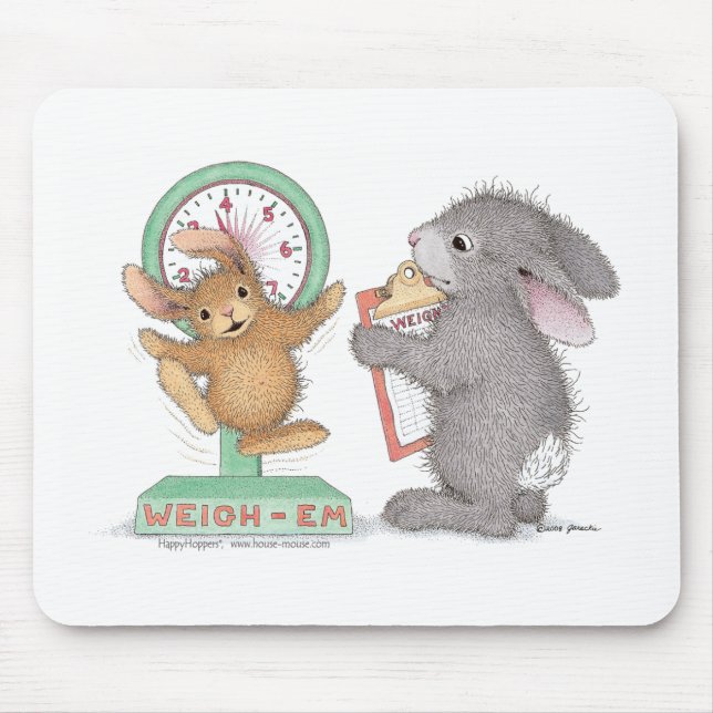 HappyHoppers® Mausunterlagen Mousepad (Vorne)