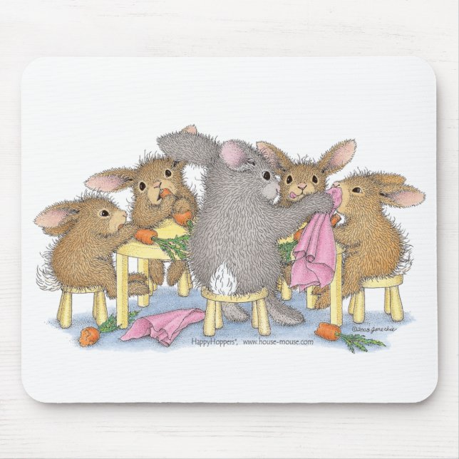 HappyHoppers® Mausunterlagen Mousepad (Vorne)