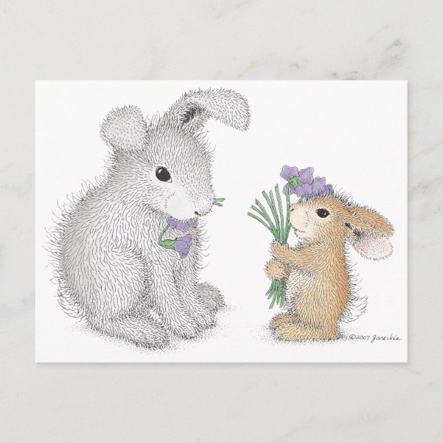 HappyHoppers® Postcard Postkarte (Vorderseite)