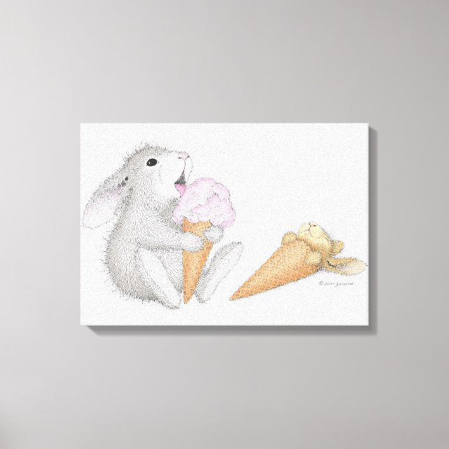 HappyHoppers® Wrapped Canvas Leinwanddruck (Vorderseite)