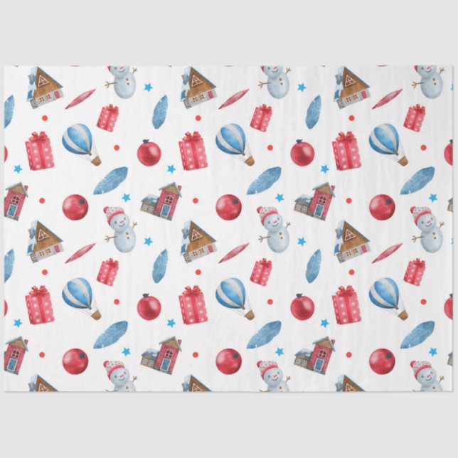 HappyLand Christmas Design 1 Seidenpapier (Vorderseite)