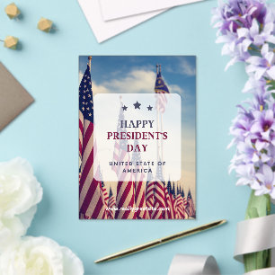 #HappyPresident's DayUSAAcrylicEinladung Acryleinladungen