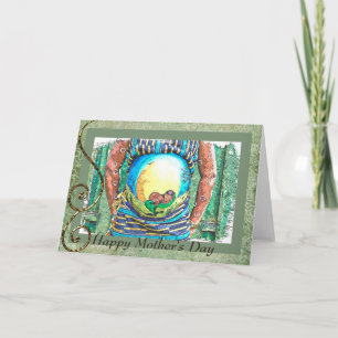 Happy's Mother's Day for Expectant African America Karte