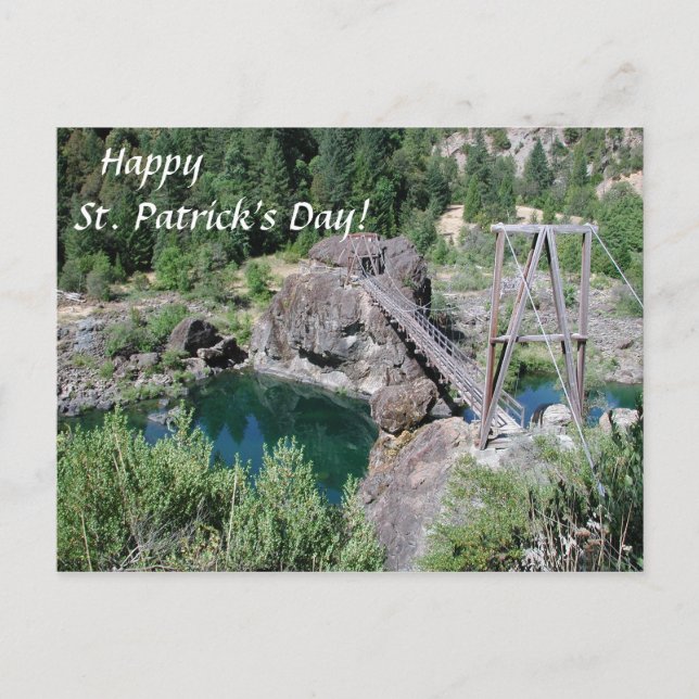 HappySt. Patrick's Day Postkarte (Vorderseite)