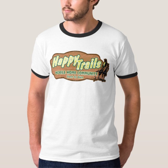happytrailsmobilehome T-Shirt (Vorderseite)