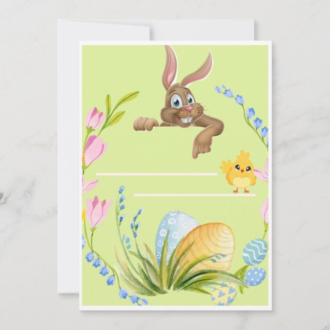Hapy Oaster Einladung (Vorderseite)