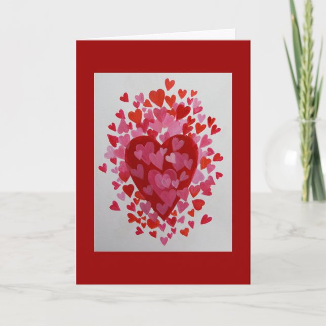 Hapy Valentinstag Feiertagskarte (Vorderseite)