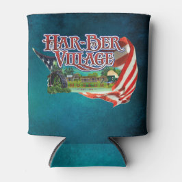 Har-Ber Village and flag Can Cooler2026 Dosenkühler