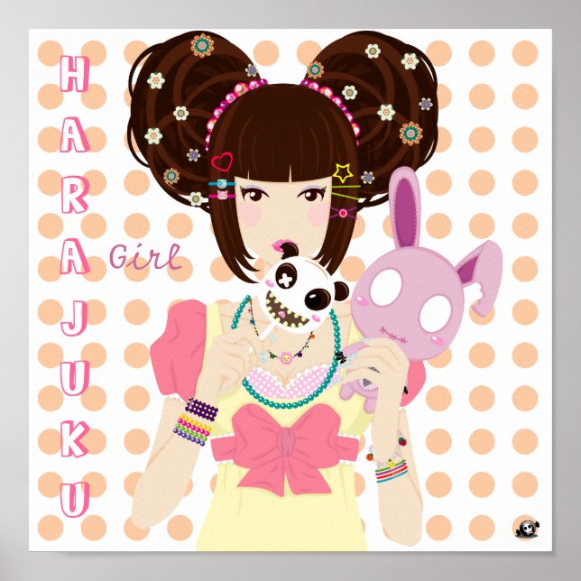 Harajuku Girl Yuriko Poster (Vorne)