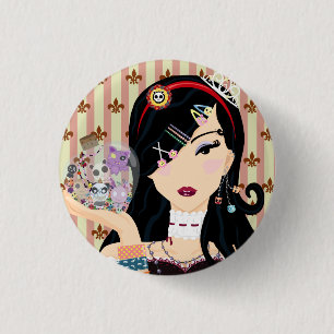 Harajuku Mädchen Mayumi Button