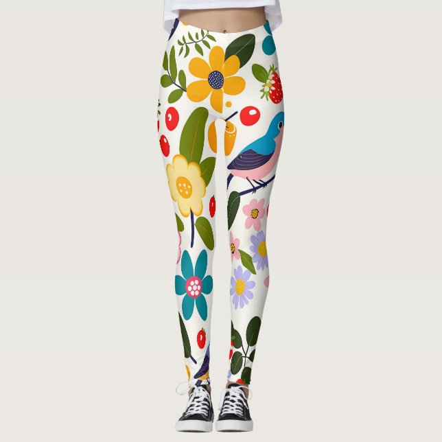 Harajuku Pattern Leggings (Vorderseite)