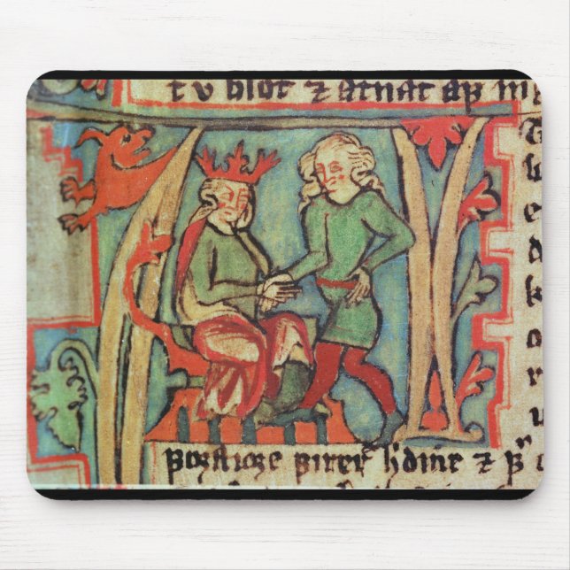 Harald I Fairhair grüßenGuthrum 'Flateybok Mousepad (Vorne)