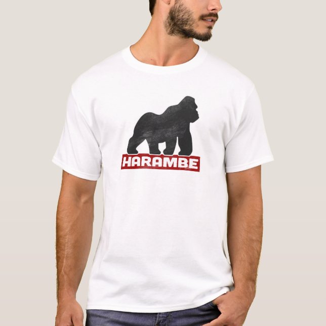 HARAMBE 2016 Lives Matter T-Shirt (Vorderseite)