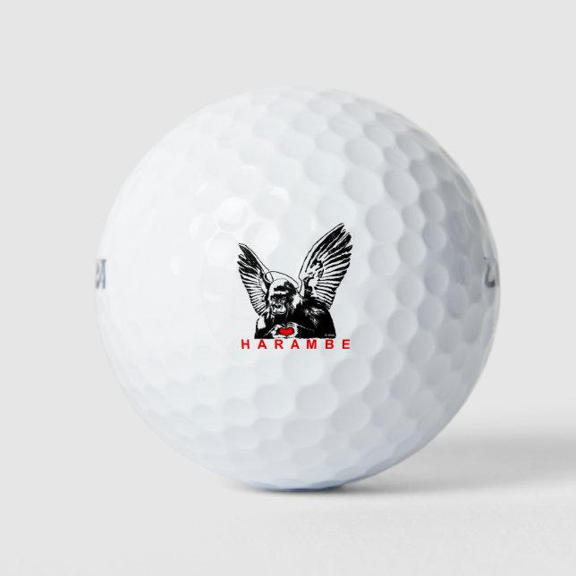 Harambe Golfball (Vorderseite)