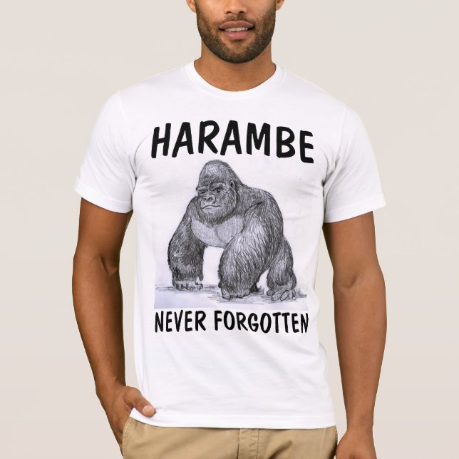 HARAMBE GORILLA T - Shirt (Vorderseite)