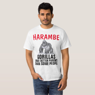 HARAMBE Gorilla T - Shirt, BESSERE ELTERN T-Shirt