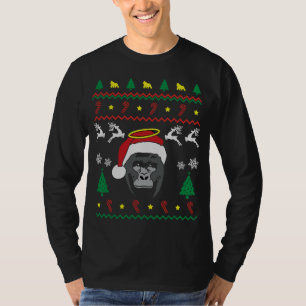 Harambe hässliche Weihnachtsstrickjacke T-Shirt