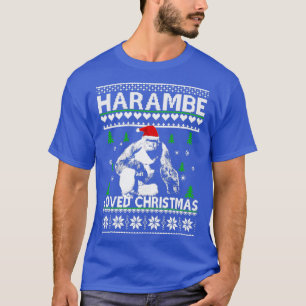 Harambe liebte Weihnachtspulli T-Shirt