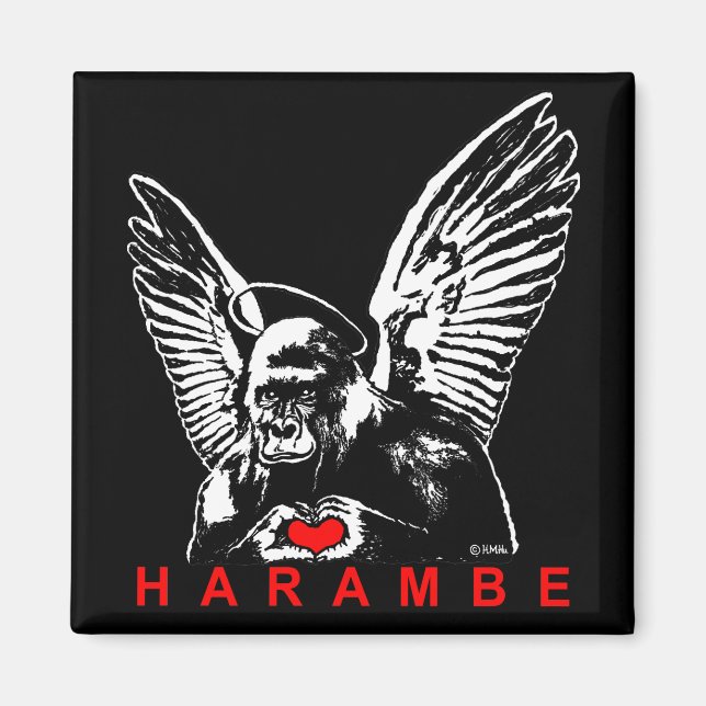 Harambe Magnet (Vorne)