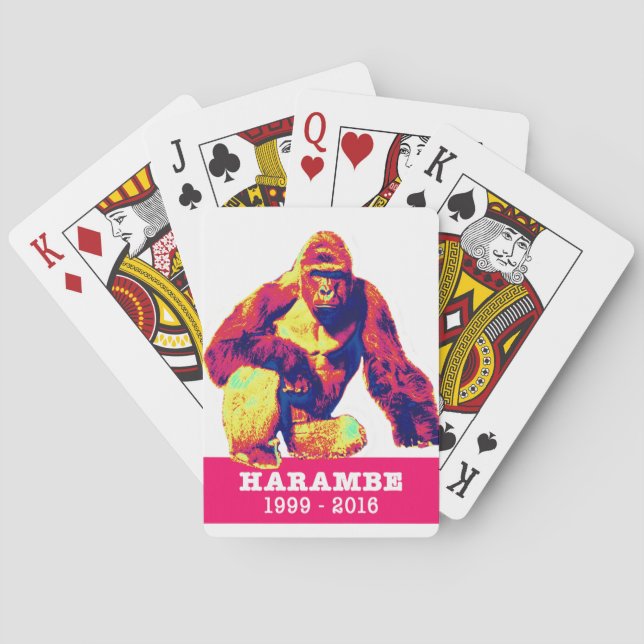 Harambe Playing Cards Spielkarten (Rückseite)