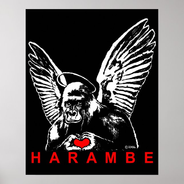 Harambe Poster (Vorne)