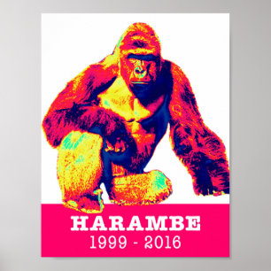 Harambe Tribute Poster