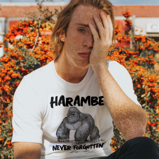 HARAMBE Zoo GORILLA T - Shirt (Von Creator hochgeladen)