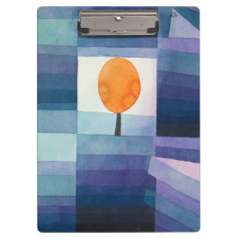 Harbinger of autumn abstract watercolor Paul Klee Klemmbrett